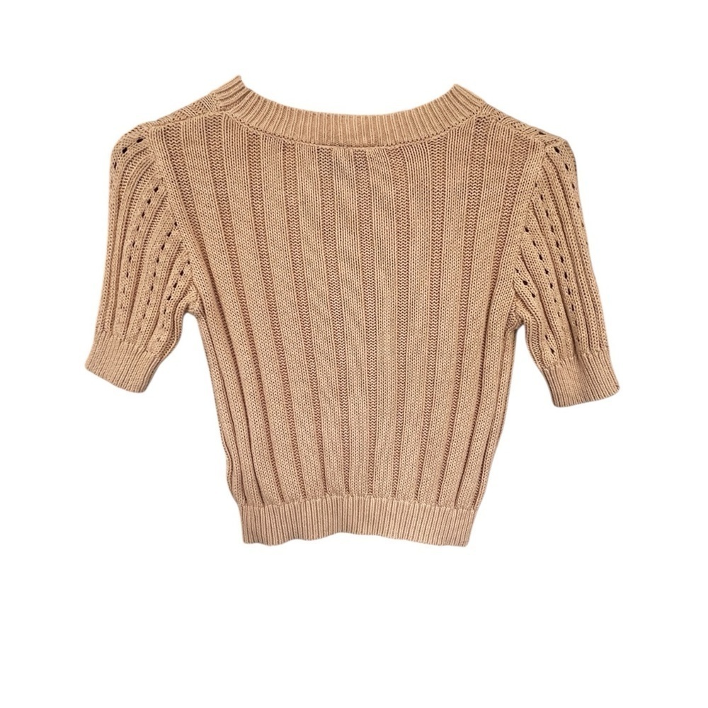 Vici Light Tan Women’s Knit Sweater - Picture 4 of 4